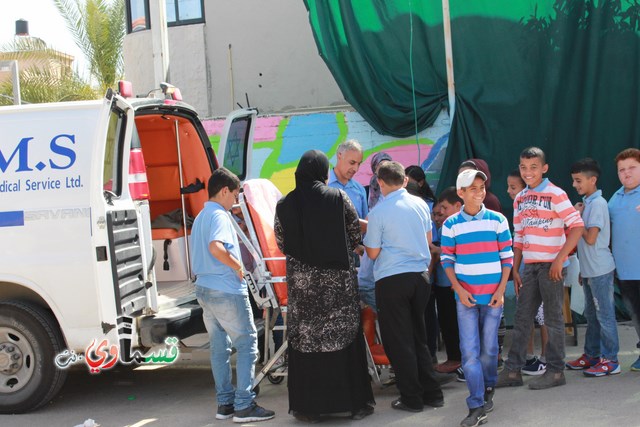 كفرقاسم – فيديو: طلاب مدرسة الزهراء في يوم ارشادي توعوي للأمان بمشاركة الشرطة الجماهيرية ومركز بقاء الطبي 